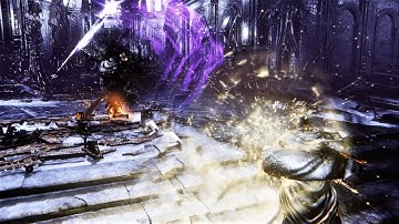 【4K】DS3 - Fighting Boss like an Anime Protagonist【Convergence】Sword Saint Pontiff Sulyvahn NoHUD