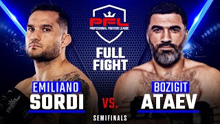 Full Fight | Emiliano Sordi vs Bozigit Ataev 3 (Light Heavyweight Semifinals) | 2019 PFL Playoffs