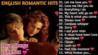 💕 ROMANTIC ENGLISH SONGS JUKEBOX || EVERGREEN SONGS🎵