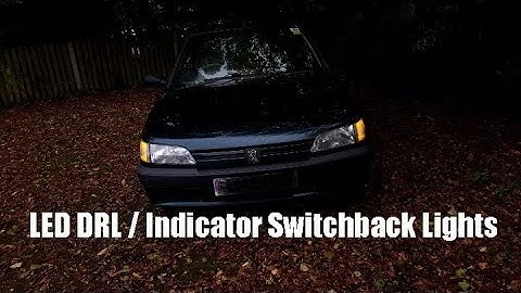 Day Running Lights DRL / Indicator Switchback LED Lights [Poogie Mods]