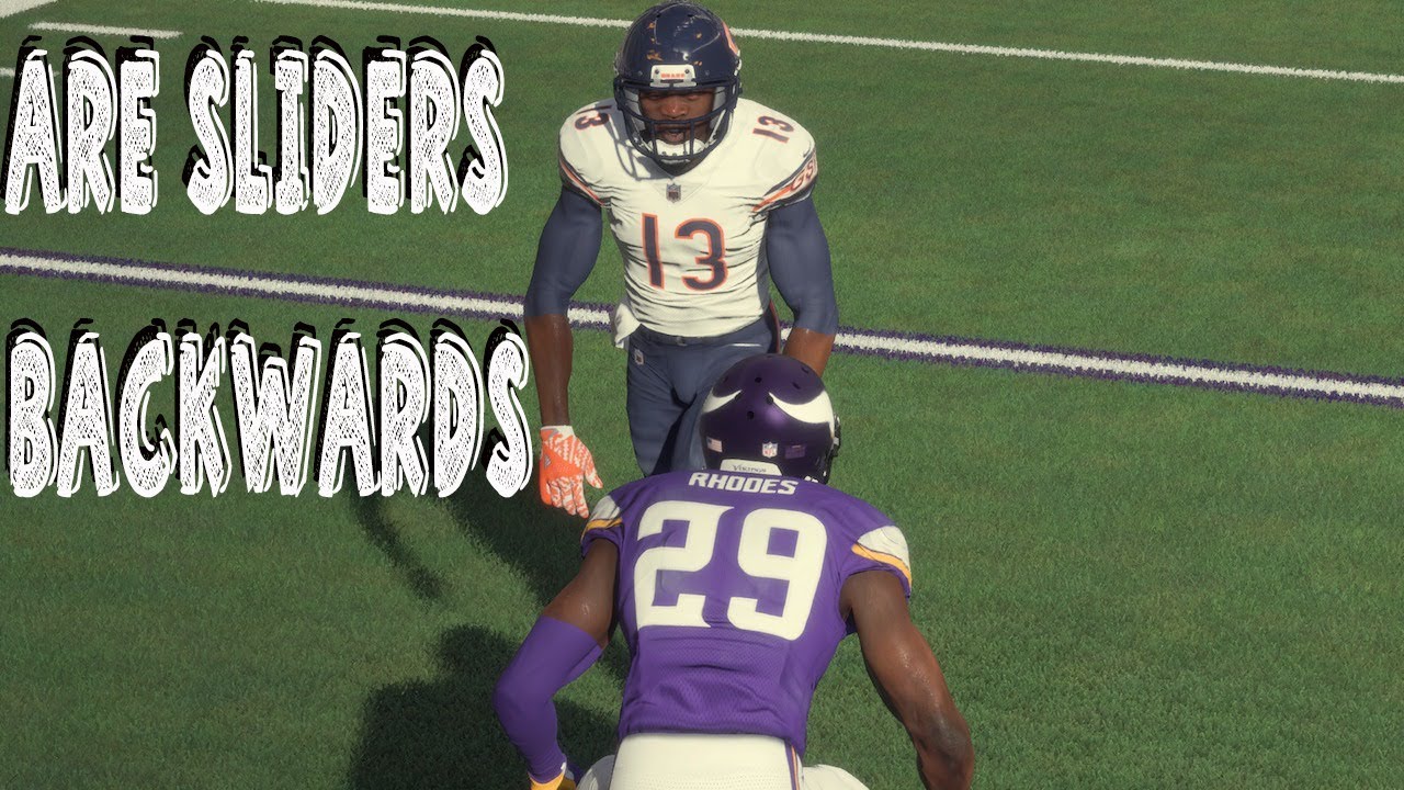 Are Some Sliders Backwards in Madden NFL 18? Reaction Time and Pass