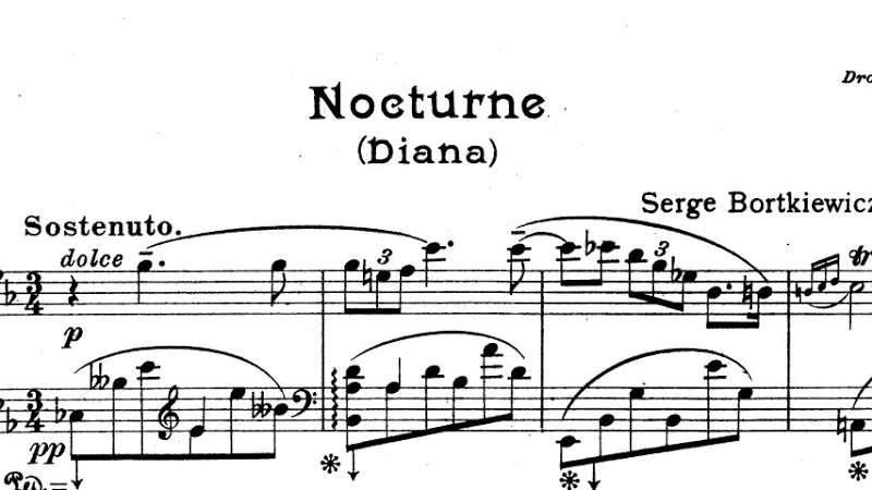 Sergei Bortkiewicz - Nocturne (Diana), Op.24/1