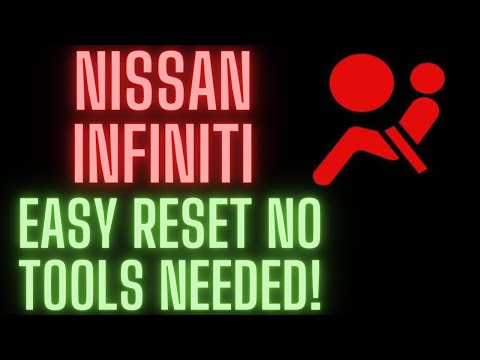 Nissan maxima airbag light reset #5