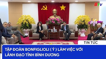 Tập đoàn Bonfiglioli (Ý) làm việc với lãnh đạo tỉnh Bình Dương | BTV - TRUYỀN HÌNH BÌNH DƯƠNG