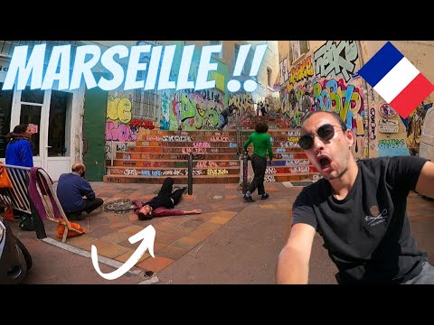 Fransa'nın En Tehlikeli Şehrine Geldim !! Fransa Vlog ve Marsilya Gezisi #120