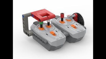 LEGO Power Functions IR Remote Controller Aventador Building Instructions