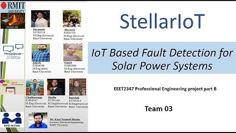 StellarIoT​--- IoT Based Fault Detection for Solar Power Systems​
