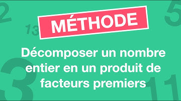 Décomposer un nombre entier en un produit de facteurs premiers