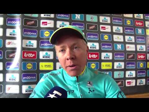 Michael Valgren - post-race interview - Omloop Het Nieuwsblad 2018