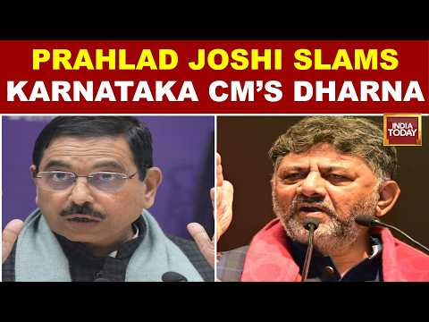 Union Min Prahlad Joshi Criticises Karnataka CM’s Dharna, Says Form 7 Details Publicly Available
