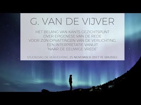 Gertrudis Van de Vijver - Kant. Een interpretatie vanuit “Naar de eeuwige vrede”