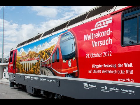 Successful world record attempt for the world's longest passenger train!