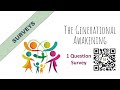 The generational awakening 1 question survey