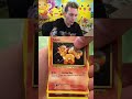 He pulled the charizard card live 