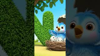 A to Z Alphabet Song 🎵 | ABCD Learning Video for Toddlers #animation #cuteanimals #funnyanimals