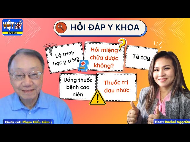 #101 - Học y khoa ở Mỹ, cách chữa viêm dạ dày mãn tính, tê tay, hôi miệng !!