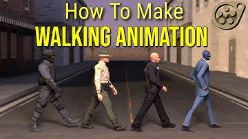 How To Make A Walking Animation On SFM