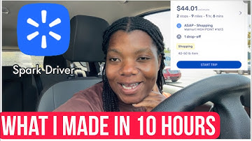 I Worked 10Hours with Walmart Spark- Here