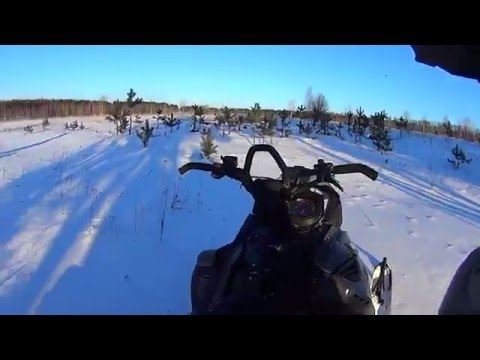Покатушки на снегоходах.