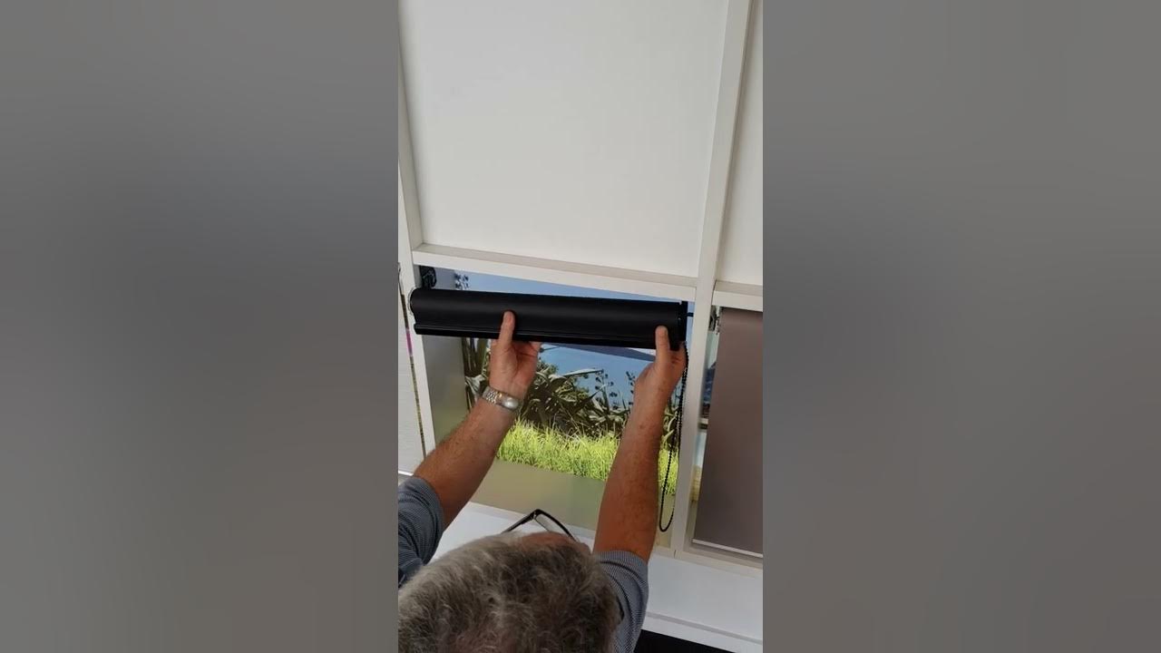 how to remove and reinstall a roller blind YouTube