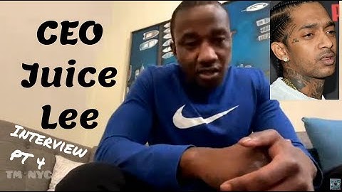CEO Juice Lee (How he met NIPSEY HUSSLE, Buying Verses, etc) Marathon, *Hussle Music* YG Crenshaw LA