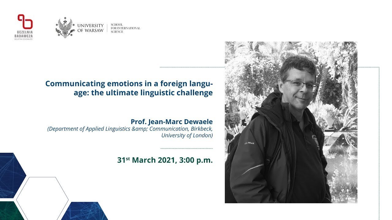 Communicating emotions in a foreign language the ultimate linguistic challenge
