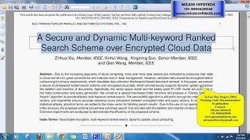 A Secure and Dynamic Multi-keyword Ranked Search Scheme over Encrypted Cloud Data