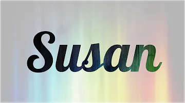 ¿Susan es un nombre español?