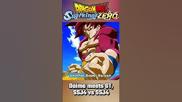 SSJ4 Goku Daima Meets SSJ4 Goku – Special Interaction in Dragon Ball Sparking ZERO