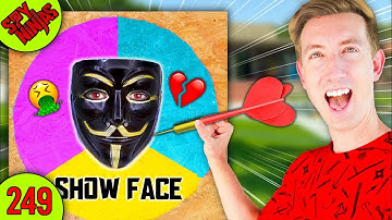 Throwing a DART at a MAP & CLOAKER Unmasking Whatever It Lands On - Spy Ninjas #249