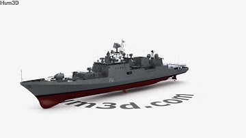 Talwar-class frigate 3D model by 3DModels.org