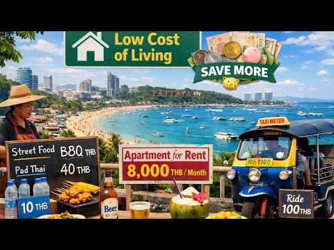 Cost of Living in Pattaya Thailand: High Season Breakdown