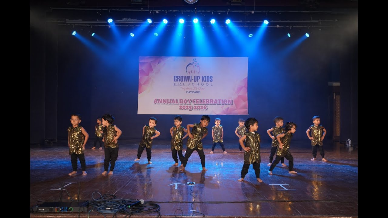 Welcome Dance Performance | Grown Up Kids Preschool Annual Day 2025 ...