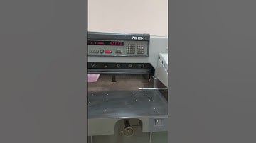 Polar 76EM, 1988 model # Rehobothgraphics #imported #Polar #papercuttingmachine #Polar76EM