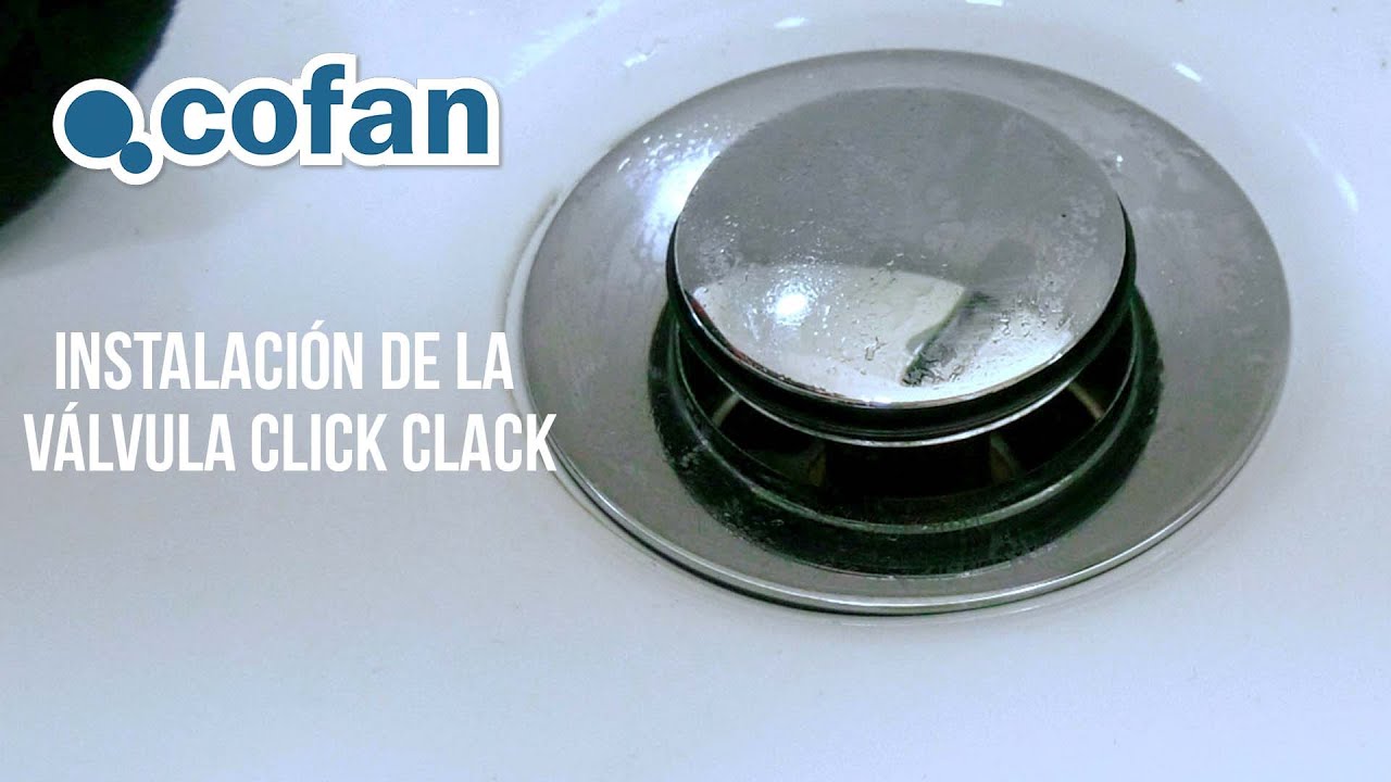 ▷VALVULA LAVABO CLICK CLACK CUADRADA Barata