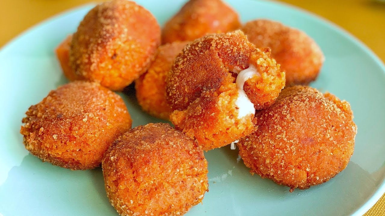 Increíbles ALBONDIGAS DE CALABAZA Y QUESO FUNDIDO - Platazo vegetariano!