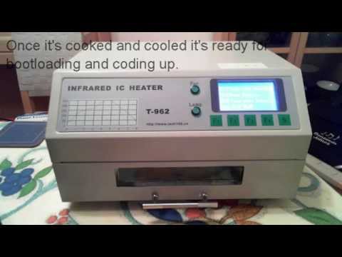 Populating and Reflowing a Printed Circuit Board - YouTube