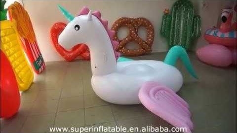 Swimming Giant Inflatable Unicorn Pool Float Air Mattress Manufacturer