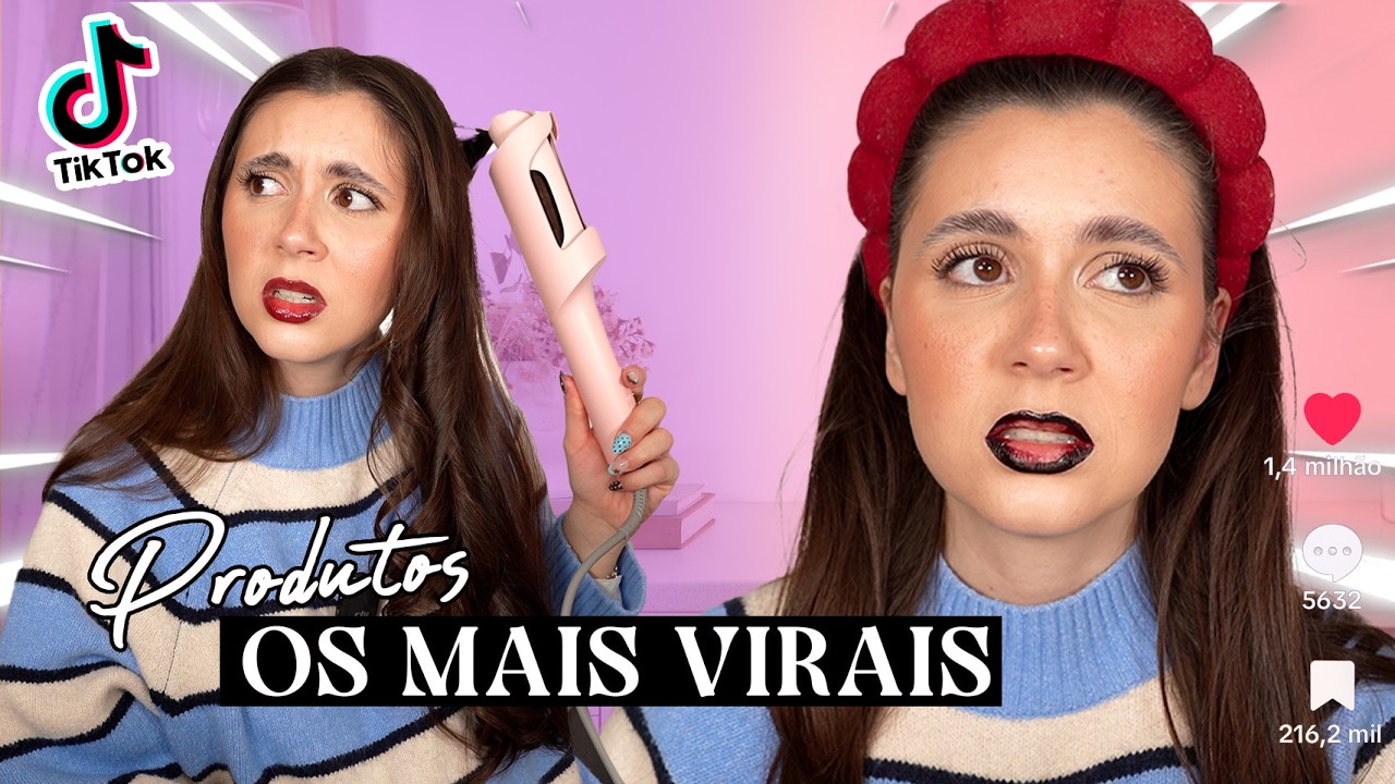 EXPERIMENTEI os PRODUTOS MAIS VIRAIS das REDES | Joana Gentil