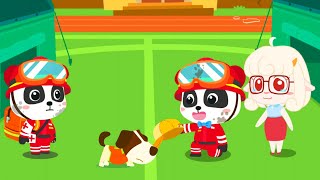 Little Panda's Earthquake Rescue | Panda Rushes to the Rescue | Baby Panda Games screenshot 5
