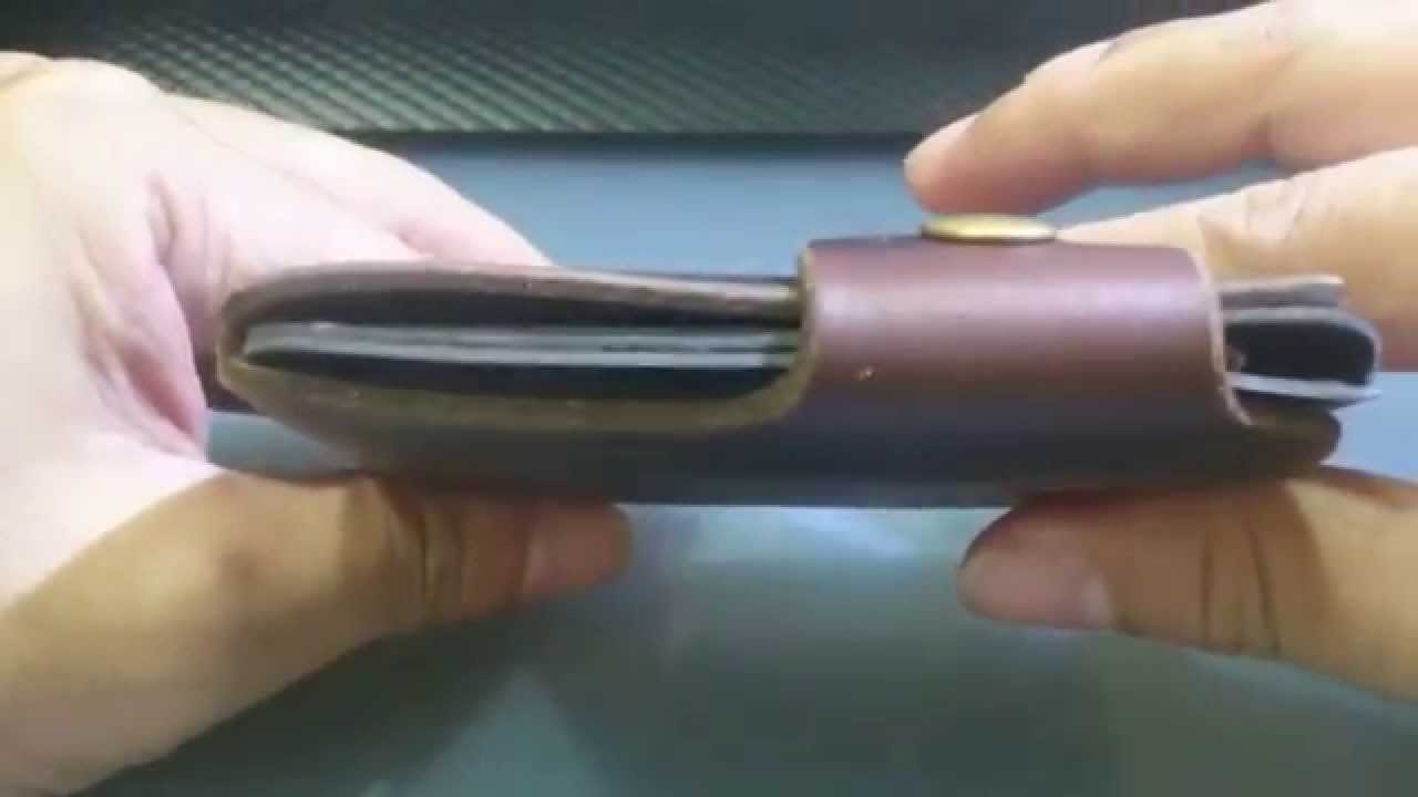 Minimalist Wallet From Nathan Leather (Etsy)