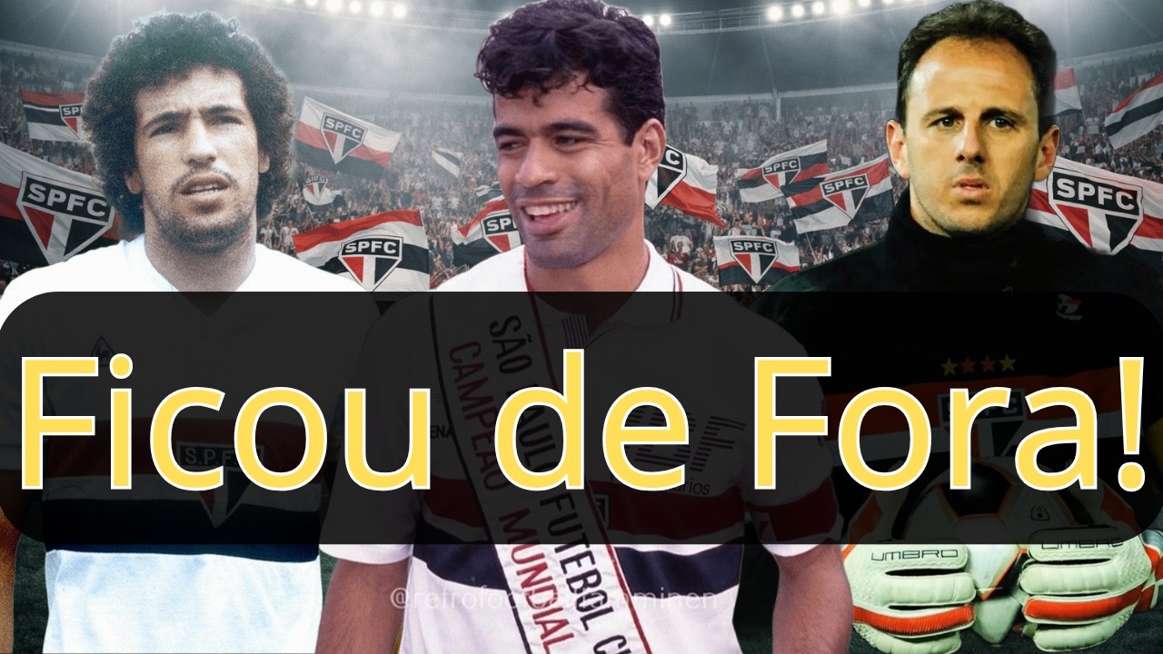 Quem são os 11 MAIORES da história do São Paulo? A IA decidiu sem piedade!