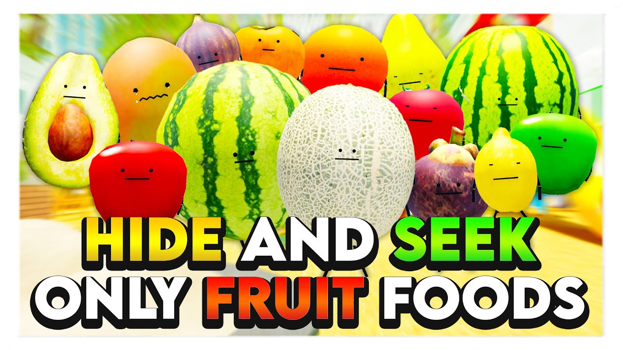 Using EVERY FRUIT on HIDE & SEEK in Roblox Secret Staycation! 🍎🍌