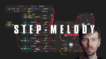 Step-Sequencer with random generated pitches - Bitwig Grid