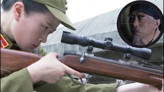 Anti-Japs Movie! Japanese Taoist despises Chinese army, but is shot dead by Chinese female soldier.
