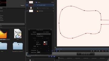 Tracing Shapes Using the Bezier Tool in Motion 5