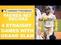 Padres make Major League HISTORY!! First team to hit grand slams in 4 straight games!