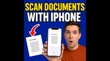 How To Scan Documents On Your iPhone!!! - No Apps Needed
