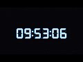 10 Hour Neon Countdown Timer ⏳ Black Screen Timer | No Sound | Sleep, Study, Focus Timer