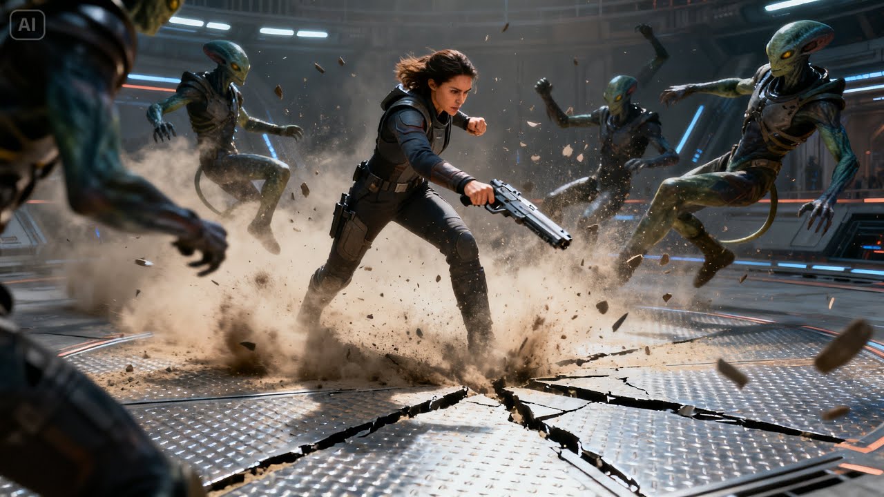 Cadets Said Earth Training Looks “Easy” | She Showed Them a Move That Split the Arena Floor   HFY